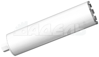Алмазная коронка MIX E Ø126 мм. (Сверление бетона, железобетона любой степени армирования. Ср. ресурс - 4,8 м.п. Ср. скорость - 2,4 см/мин. Хвостовик 1¼″ или ½″. Мощность, кВт от 1,5 до 2,4. Количество сегментов - 10. Длина коронки - 450 мм)